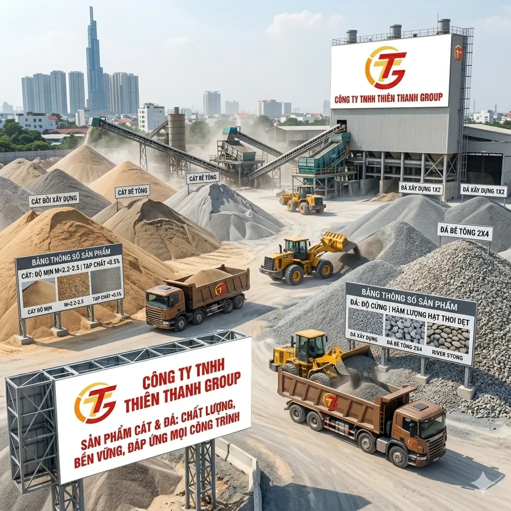 Cấp Phối Cát, Đá
